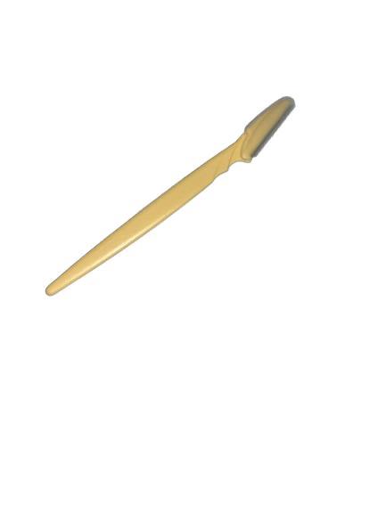 Rasoir à sourcils jaune