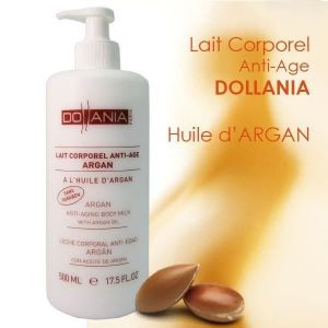Lait corporel anti-âge à l'argan de Dollania