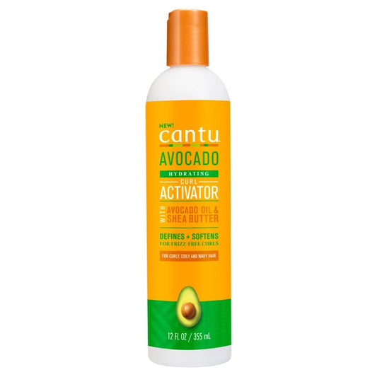 Crème hydratante activatrice de boucles à l'avocat Cantu 355 ml
