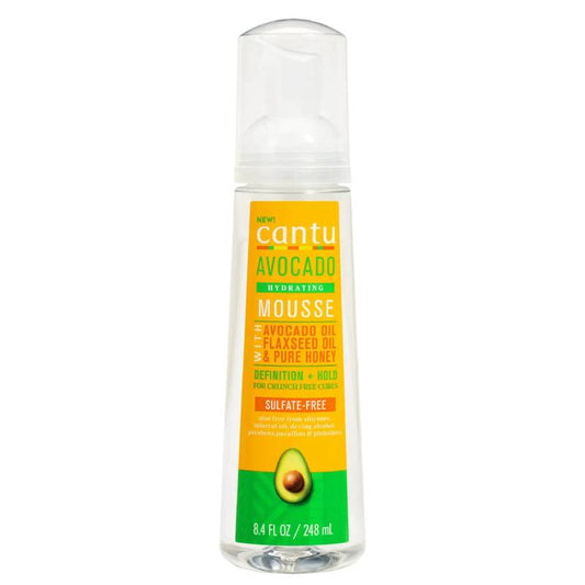 Mousse hydratante à l'avocat Cantu 248 ml