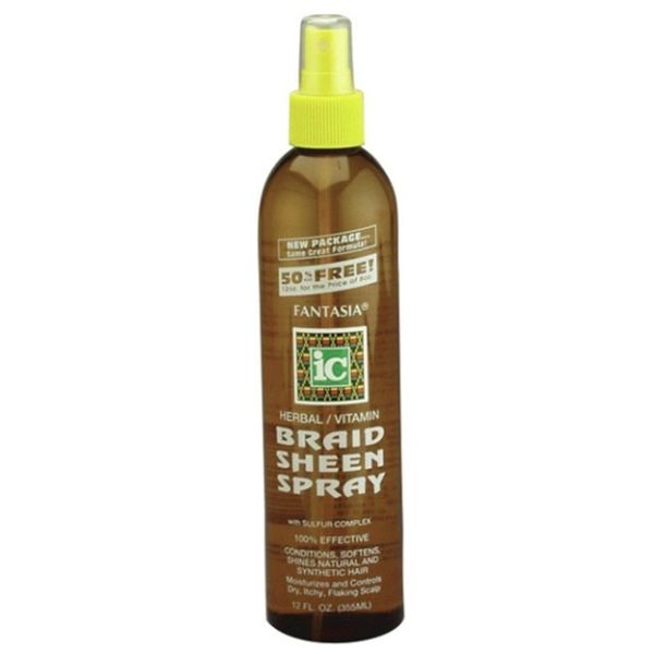 Spray brillant pour tresses Fantasia Ic 10 oz