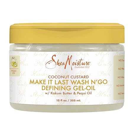 Gel-huile définissant Wash N' Go Make It Last à la noix de coco de Sheamoisture, 340 ml