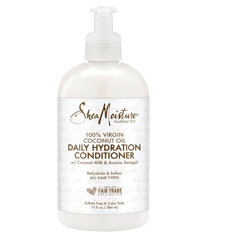 Après-shampoing hydratant quotidien à l'huile de coco 100 % vierge de Shea Moisture 384 ml