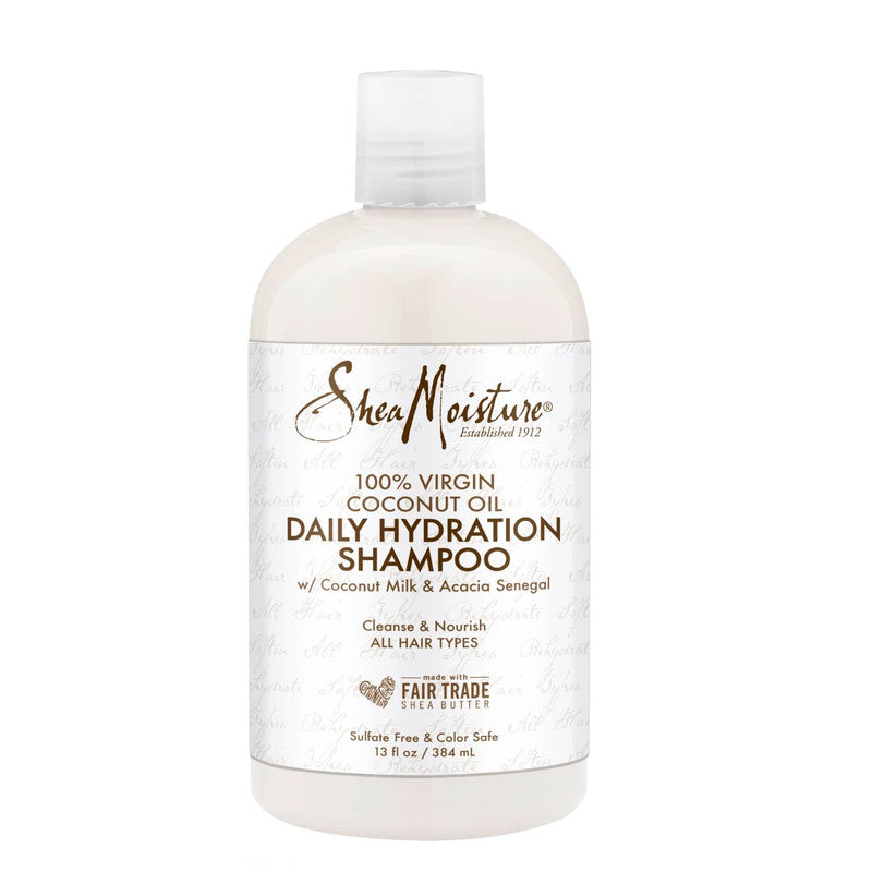 Shampoing hydratant quotidien à l'huile de coco 100 % vierge de Shea Moisture 384 ml