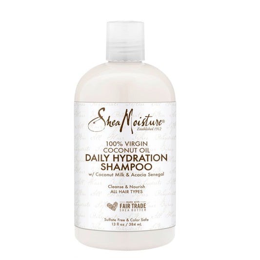 Shampoing hydratant quotidien à l'huile de coco 100 % vierge de Shea Moisture 384 ml