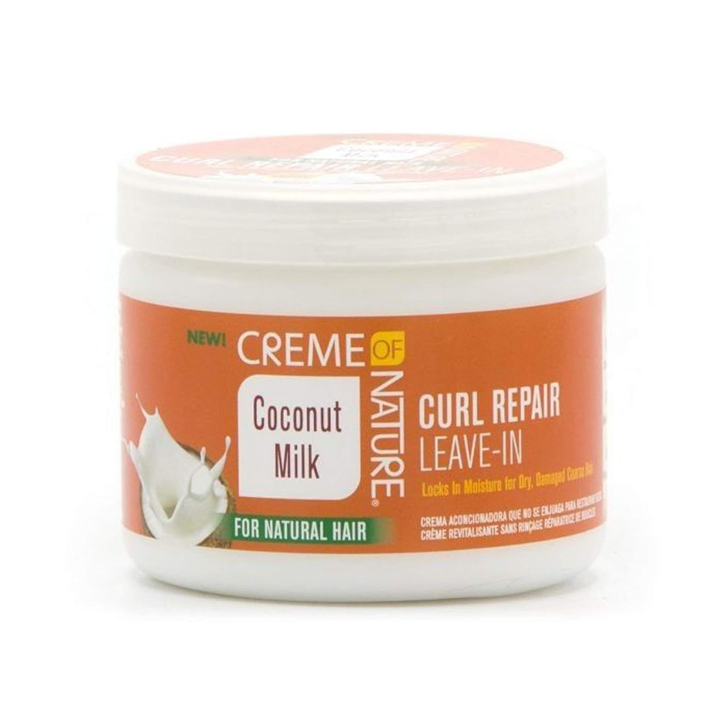Crème hydratante réparatrice pour boucles au lait de coco de Creme Of Nature - 11,5 oz
