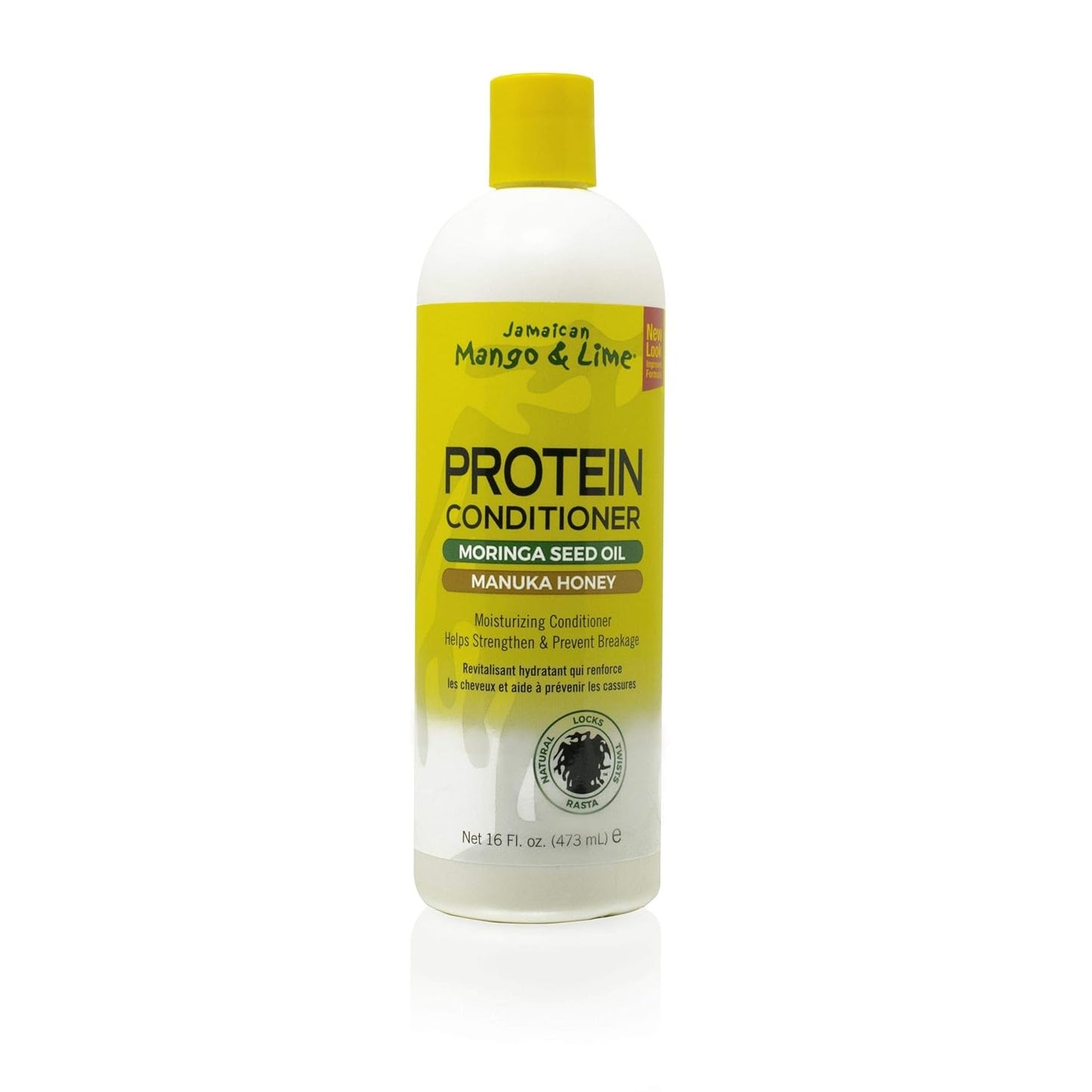 Après-shampooing protéiné au moringa et miel de jamaican mango & lime 473 ml