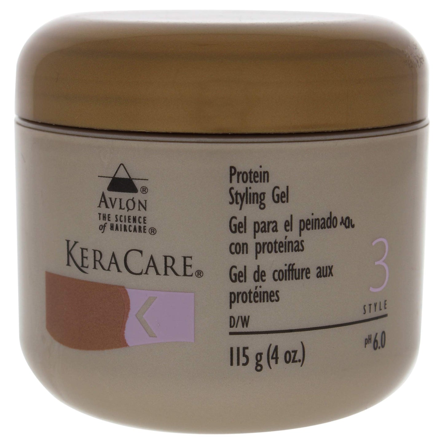 Gel coiffant protéiné Keracare 4 oz
