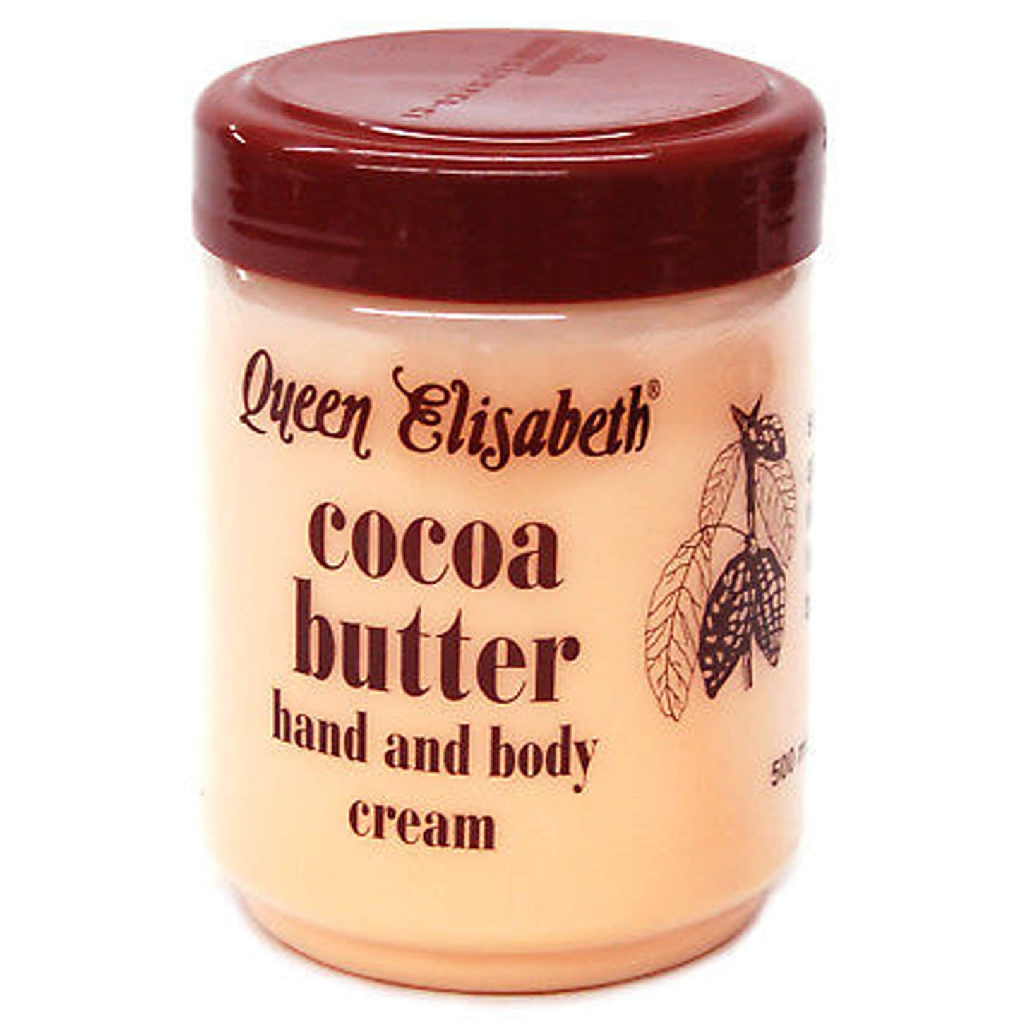 Crème pour les mains et le corps au beurre de cacao Reine Elisabeth 500 ml