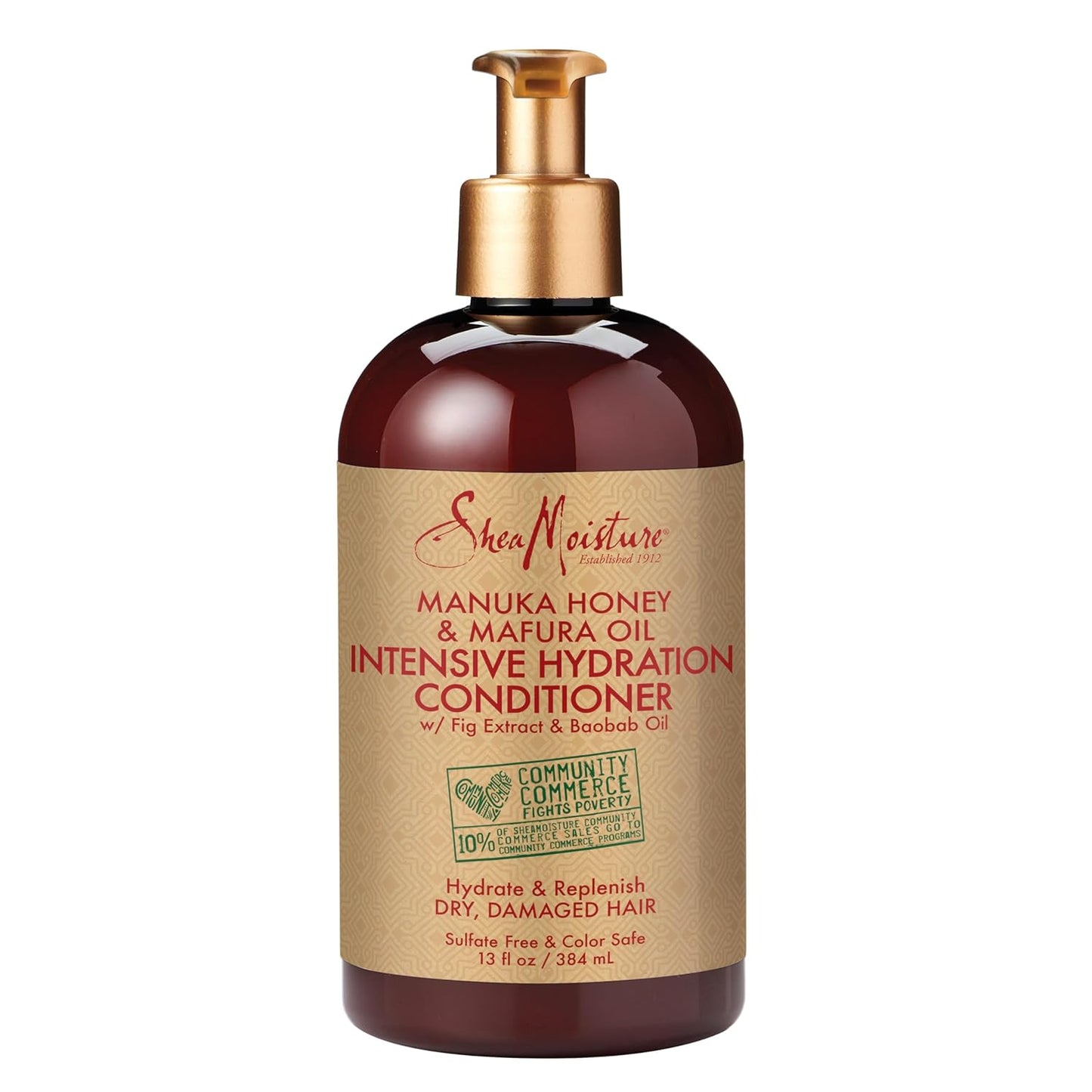 Après-shampooing hydratant intensif au miel de Manuka et à l'huile de mafura de Sheamoisture 384 ml