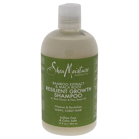 Shampoing de croissance résiliente à l'extrait de bambou et à la racine de maca de Shea Moisture 384 ml