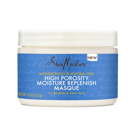 Masque capillaire revitalisant en profondeur Sheamoisture pour cheveux bouclés et frisés Revitalisant en profondeur à haute porosité pour fortifier les cheveux 11 oz