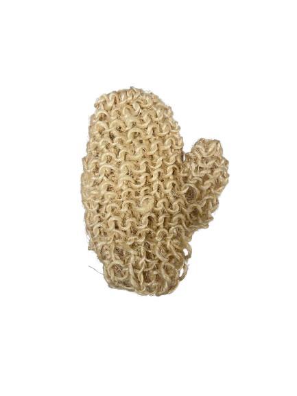 Gants de toilette en paille