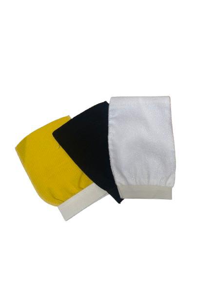 Gants de gommage lot de 3