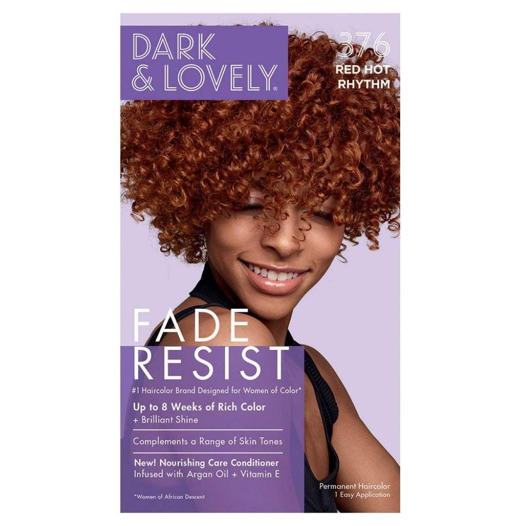 Dark And Lovely 376 Fade Resist Rouge Chaud Couleur Revitalisante Riche
