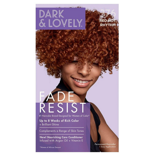 Dark And Lovely 376 Fade Resist Rouge Chaud Couleur Revitalisante Riche