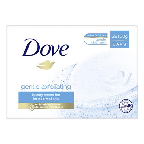 Barre de crème de beauté exfoliante douce Dove