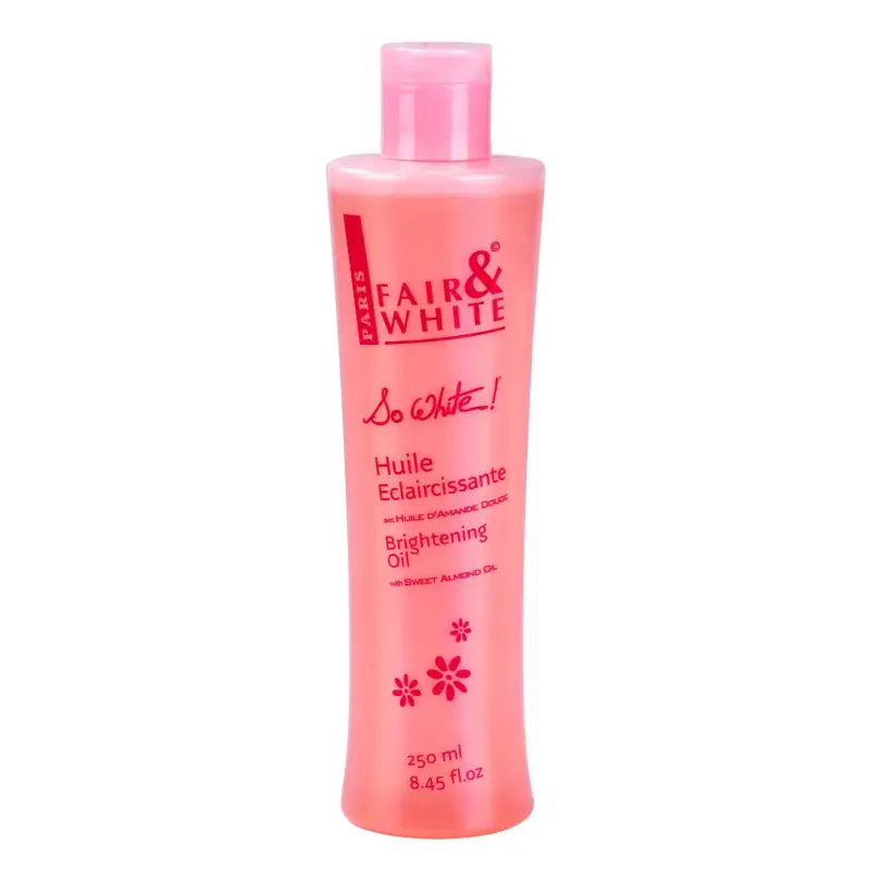 Huile Eclaircissante So White de Fair & White Paris 250 ml