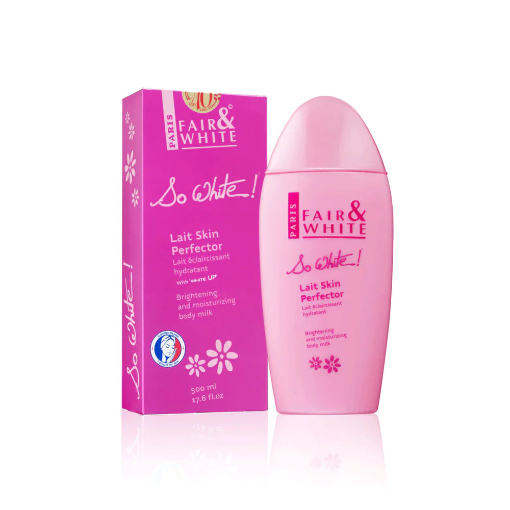Fair & White So White Lait Corporel Perfecteur de Peau 500 Ml