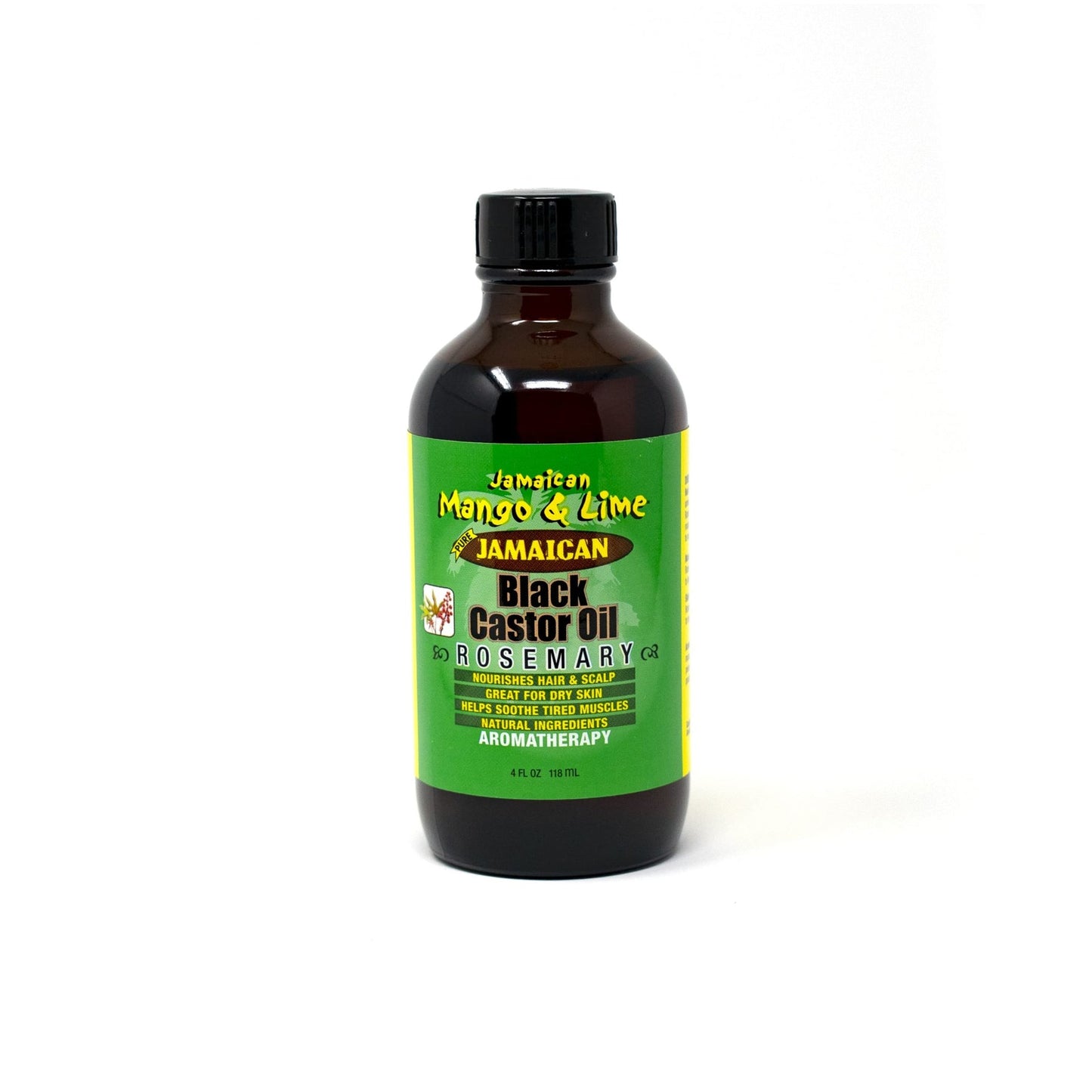 Huile de ricin noire jamaïcaine et l’huile de romarin de jamaican mango & lime 4 oz