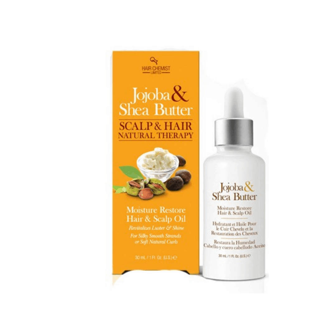 Huile pour cuir chevelu et cheveux au beurre de jojoba et de karité Hair Chemist 30 ml