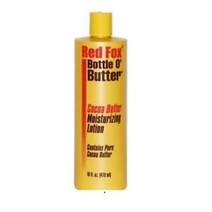 Lotion hydratante au beurre de cacao Red Fox Bottle-O-Butter 16 oz