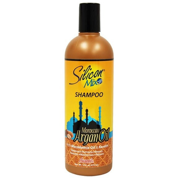 Shampooing à l'huile d'argan marocaine Silicon Mix - 473 ml