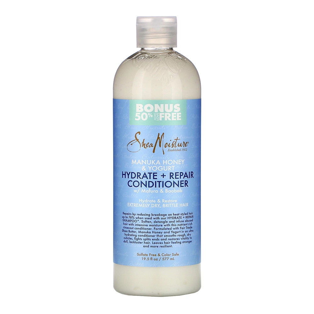 Après-shampooing hydratant et réparateur au miel de Manuka et au yogourt de Shea Moisture, 19,5 oz