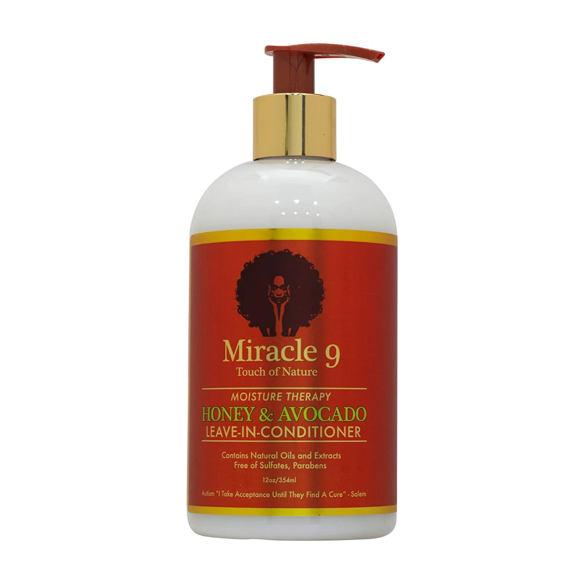 Après-shampooing sans rinçage au miel et à l'avocat Miracle 9 Moisture Therapy 12 oz