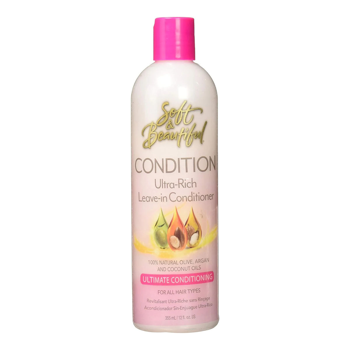 Après-shampooing sans rinçage ultra riche Soft And Beautiful, 12 oz