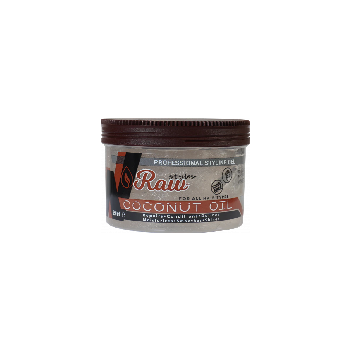 Gel coiffant brut à la noix de coco 250 ml