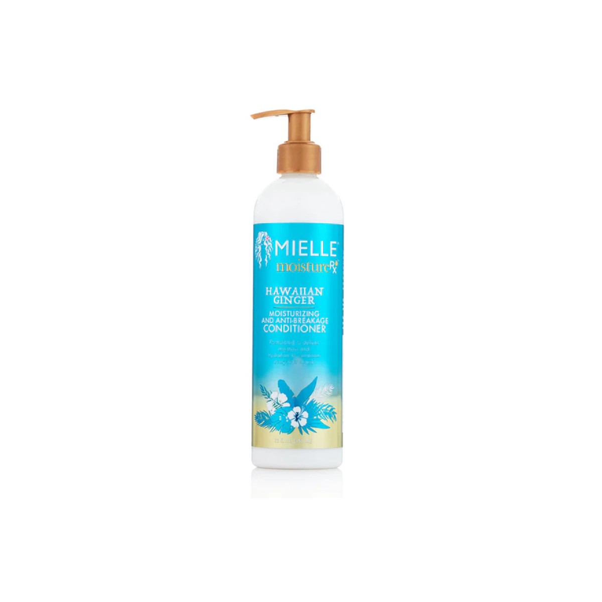 Après-shampooing hydratant et anti-casse Mielle Moisture Rx Hawaiian Ginger 12 Fl.Oz