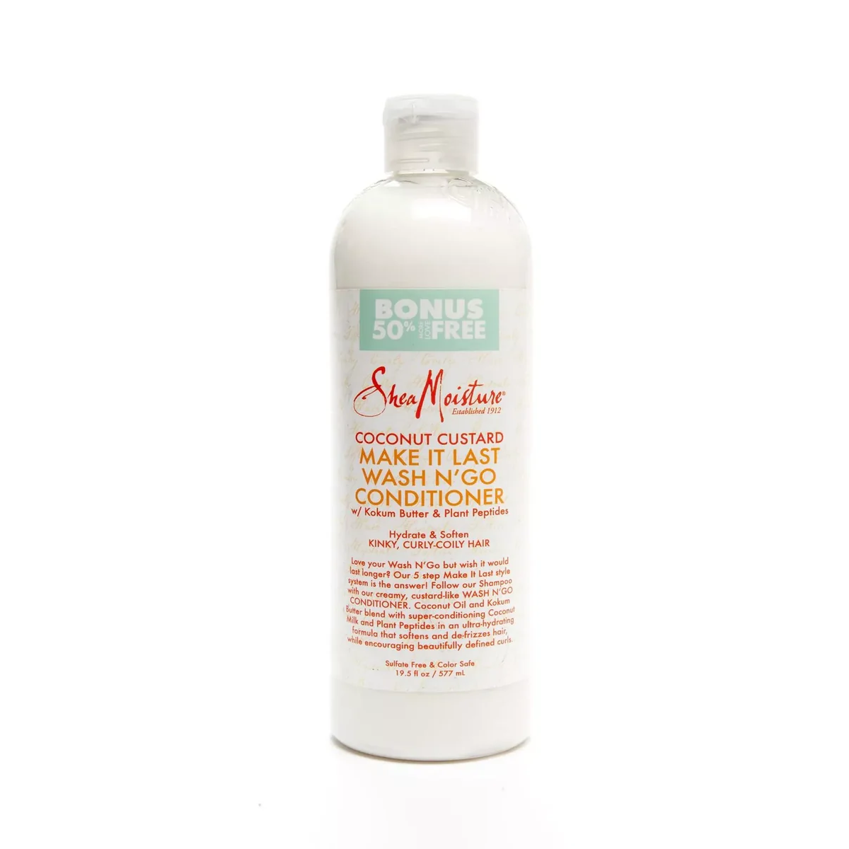 Après-shampoing Make It Last Wash Nãƒâ¢Ã¢Â€Šâ¬Ã¢Â€Žâ¢Go à la crème de noix de coco de Shea Moisture, 577 ml