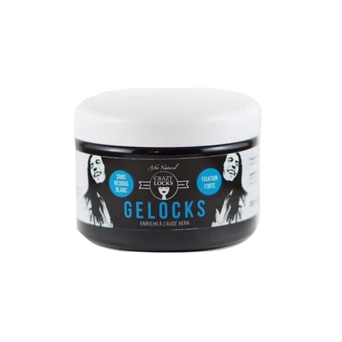 Gelocks Crazy Pouss Locks à fixation forte (noir) en flacon de 300 ml