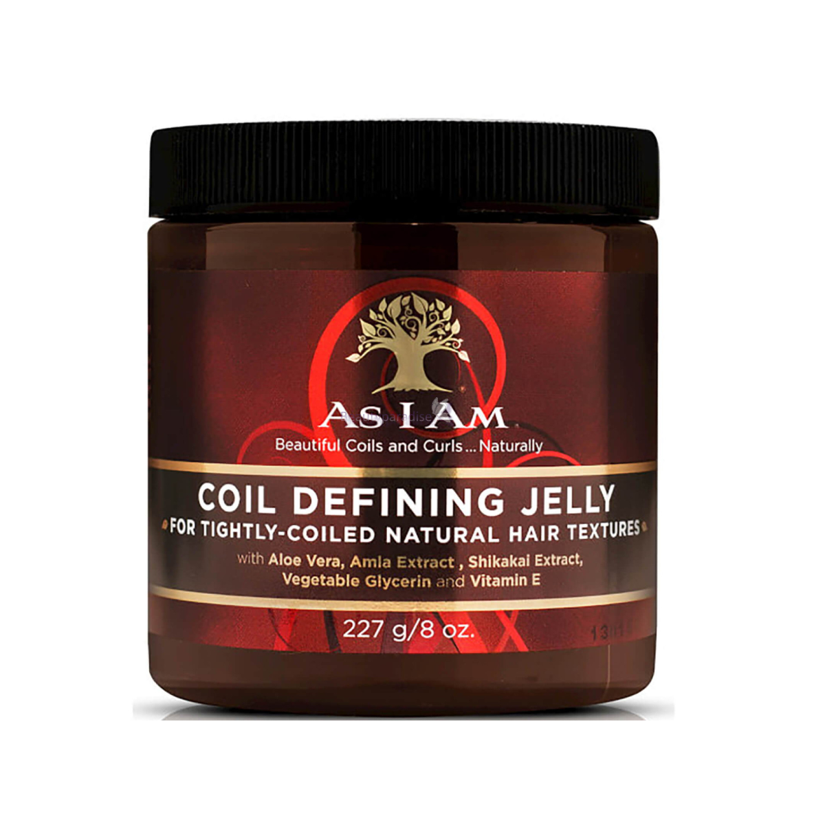Gelée définissante As I Am Coil pour définir les textures de cheveux naturels à boucles serrées 227 g
