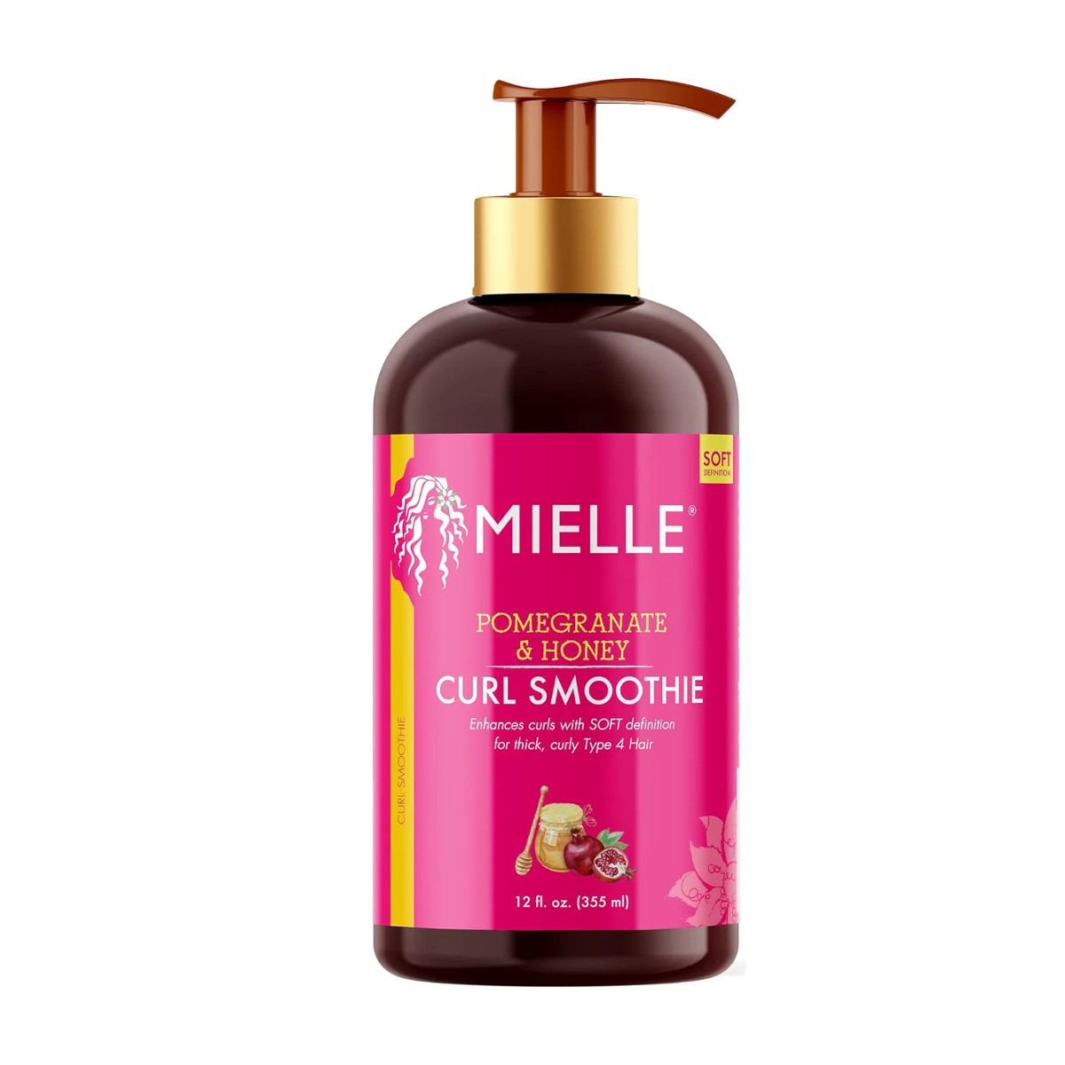 Smoothie boucles à la grenade et au miel de Mielle Organics 12 oz