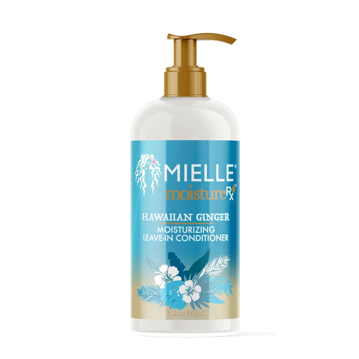 Après-shampooing hydratant sans rinçage au gingembre hawaïen Moisture Rx de Mielle, 12 oz