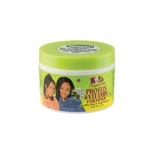 Remède pour cheveux et cuir chevelu sains enrichi en protéines et en vitamines Kids Organics 213 g