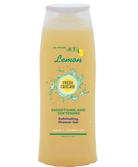 Gel douche exfoliant au citron frais en cascade