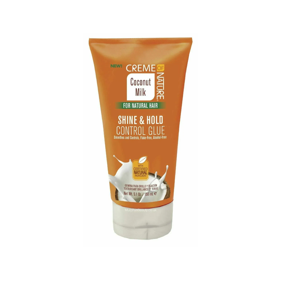 Crème de la nature | Lait de coco | Colle de contrôle brillance et tenue 150 ml