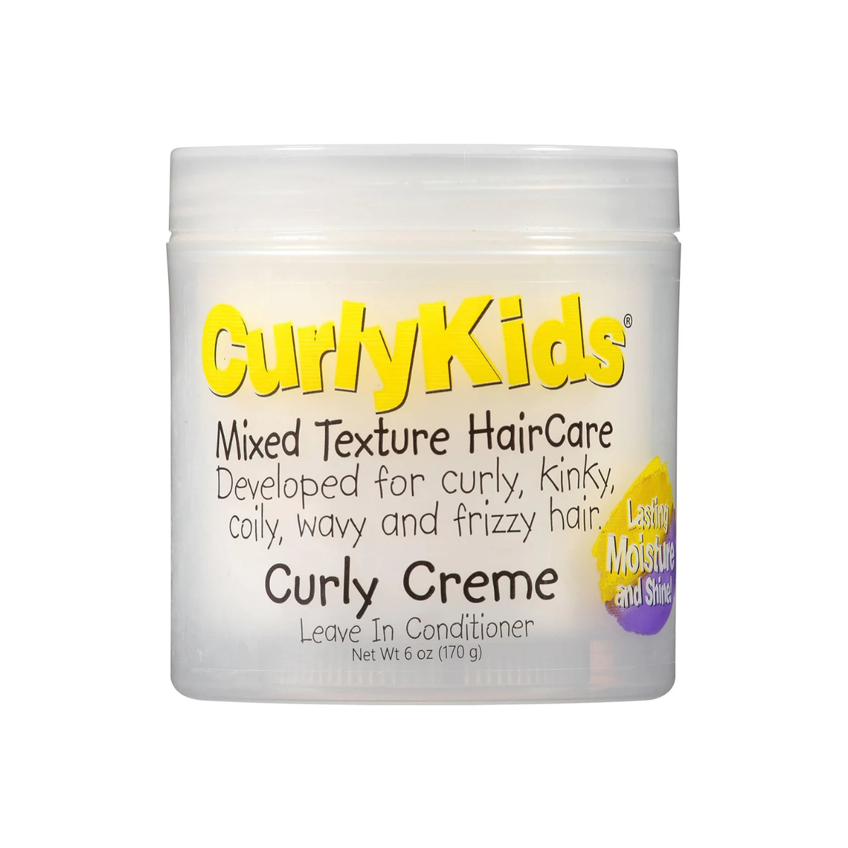 Après-shampooing sans rinçage Curlykids Mixed Haircare Curly Creme 6 oz