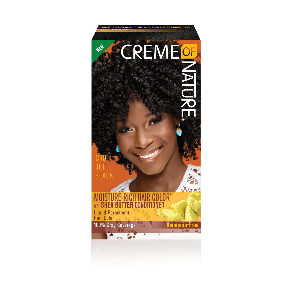 Coloration capillaire liquide Creme Of Nature - #10 Noir de jais