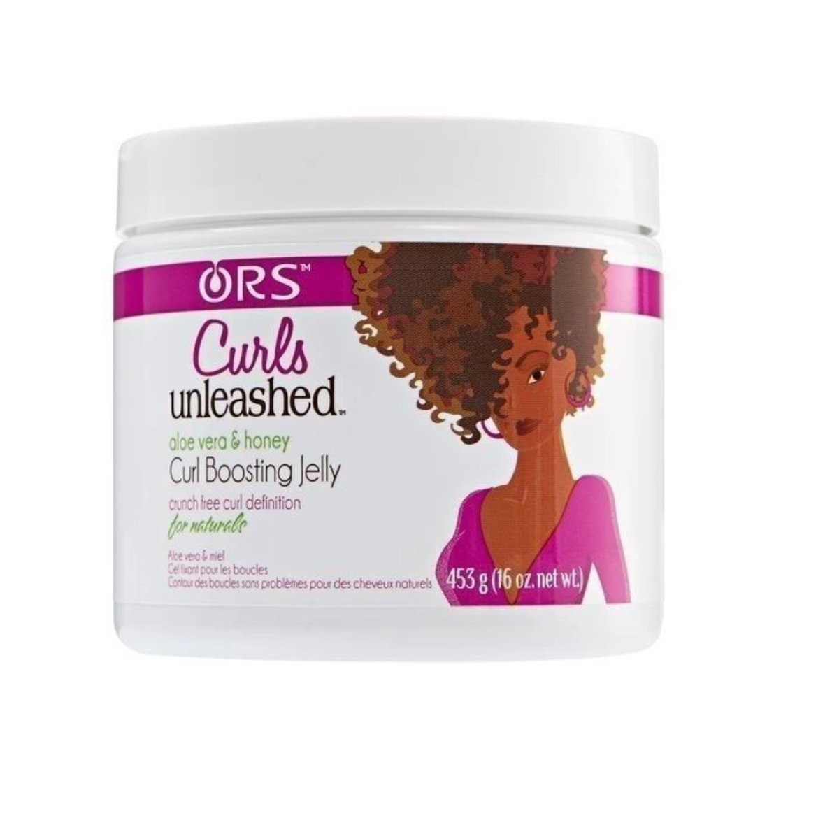 Gelée stimulante pour boucles à l'aloe vera et au miel Ors Curls Unleashed 16 oz