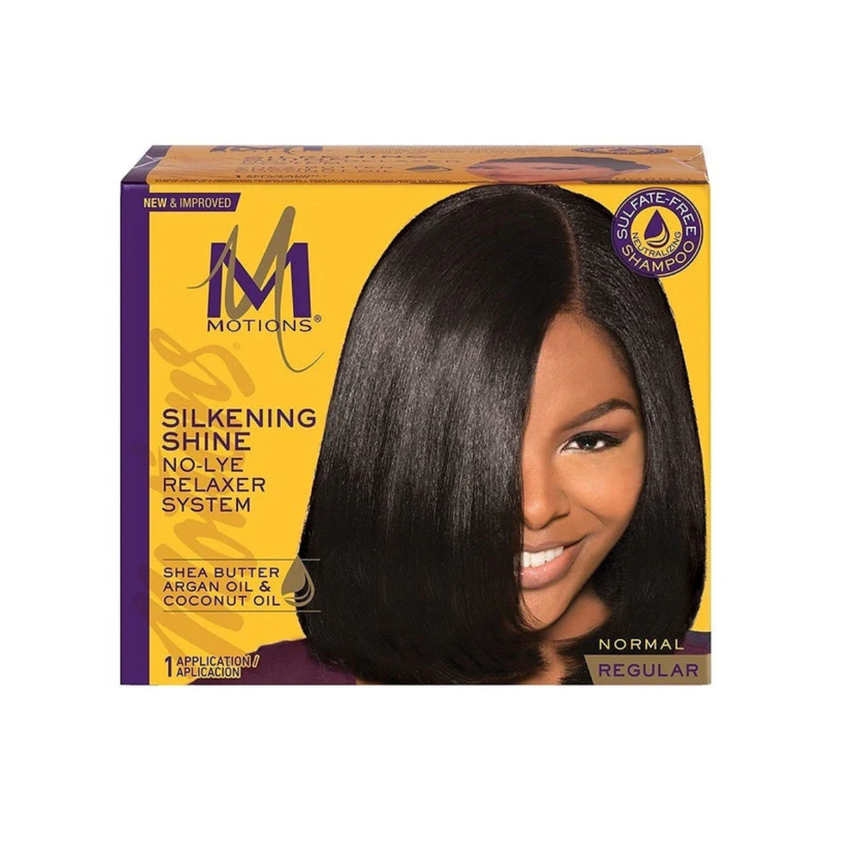Kit de défrisage sans soude Motions Silkening Shine Regular