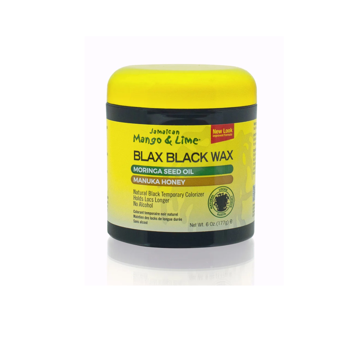 Cire noire Blax au moringa et miel de jamaican mango & lime 6 oz
