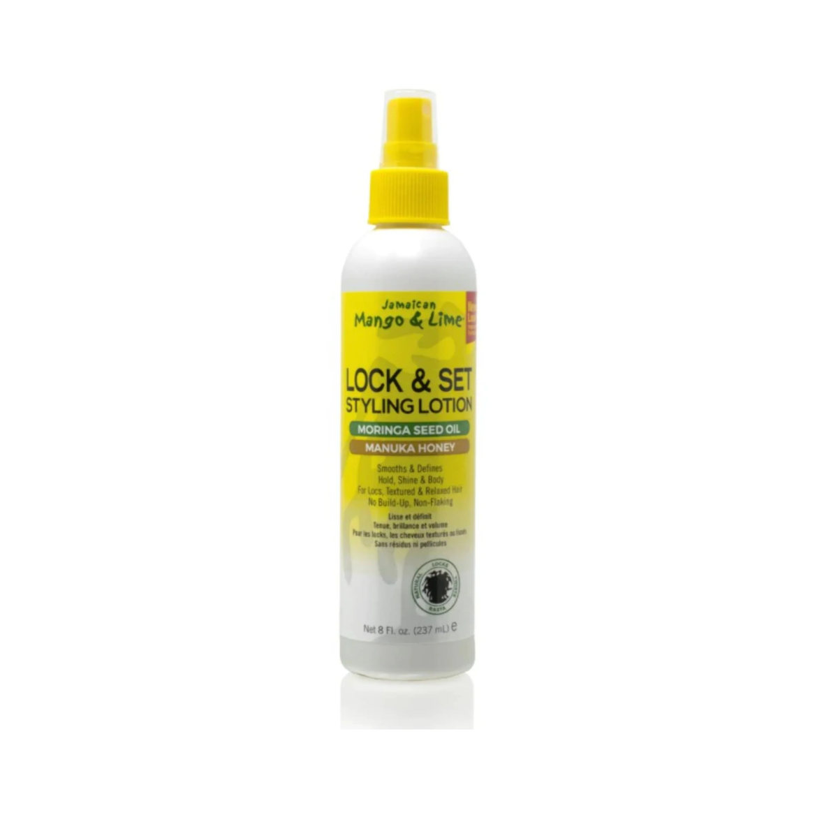 Spray coiffant Lock & Set a base de manuka et miel de Jamaican Mango & Lime 8 oz