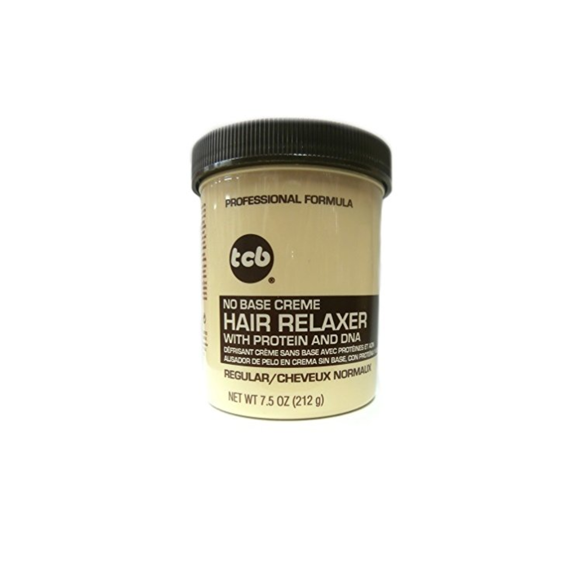 Crème défrisante/lissante Tcb No Base Cream Hair Relaxer Regular 212g