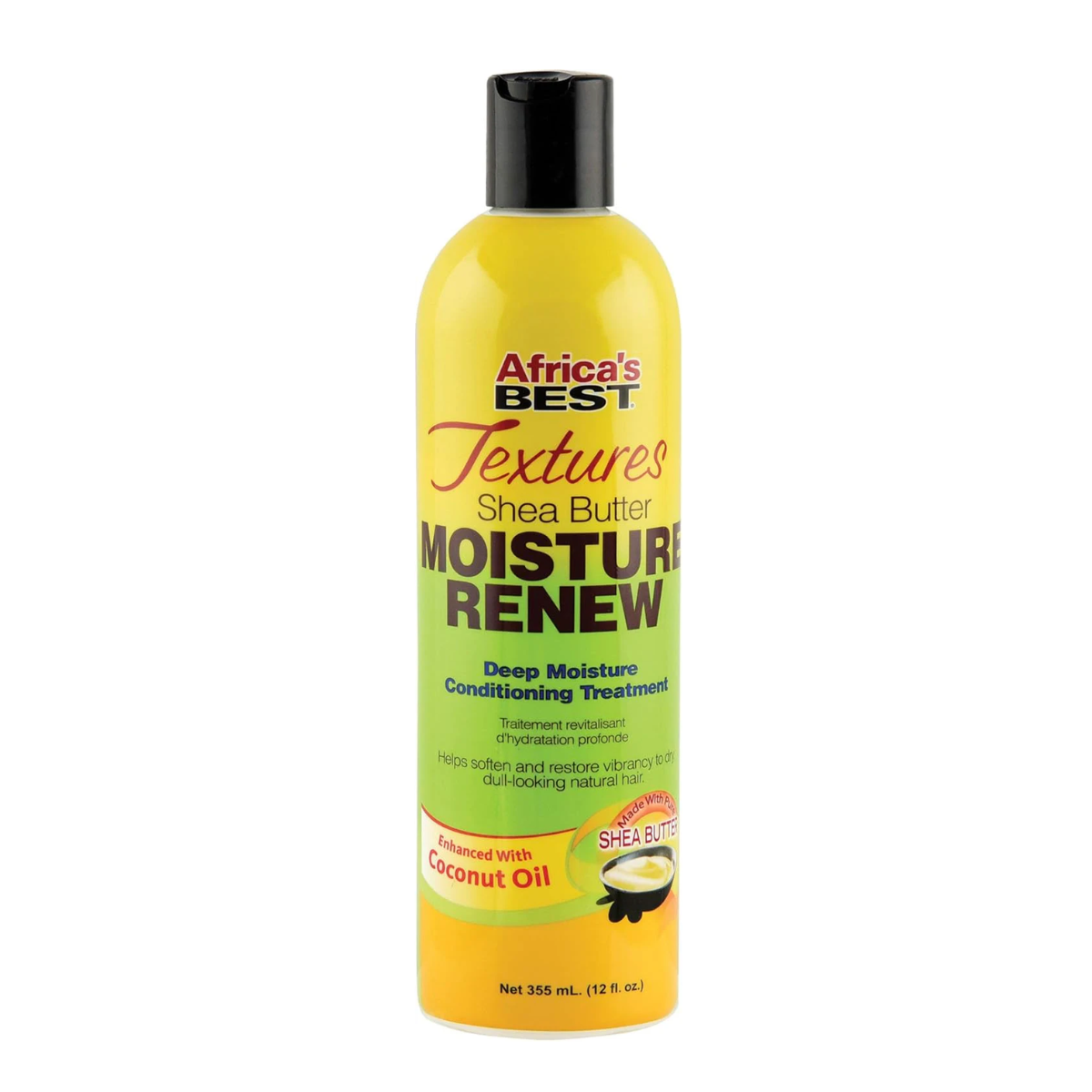 Traitement revitalisant hydratant au beurre de karité d'Afrique Best Textures 355 ml
