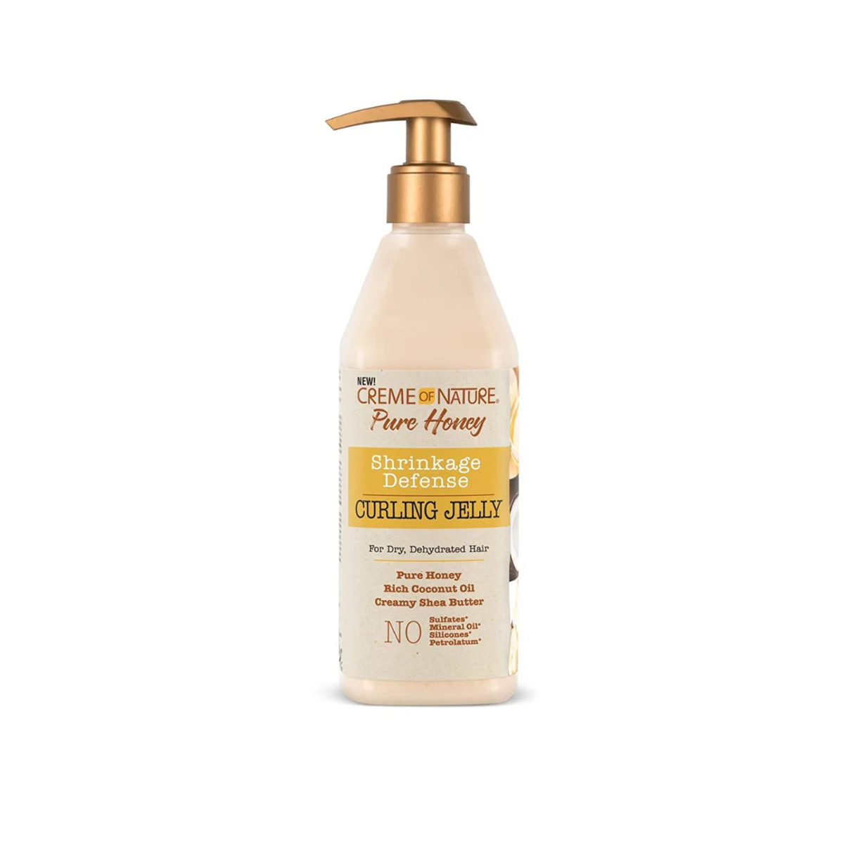 Gelée bouclante anti-rétrécissement au miel pur de Creme Of Nature, 227 g