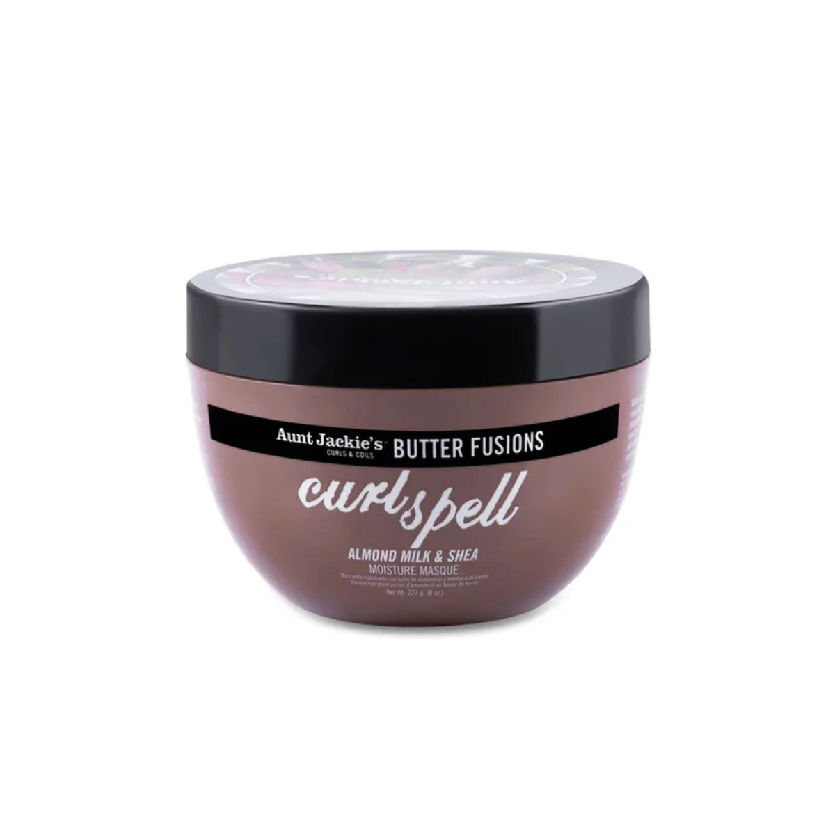 Masque hydratant au lait d'amande et au beurre de karité Curl Spell de Tante Jackie 8 oz/227 g